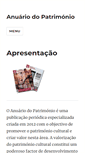 Mobile Screenshot of anuariodopatrimonio.com