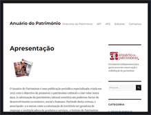 Tablet Screenshot of anuariodopatrimonio.com